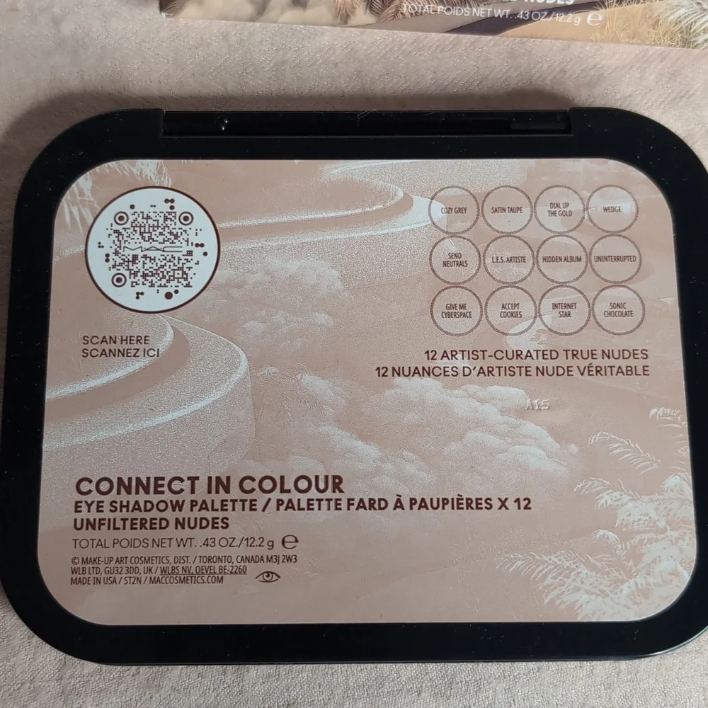 MAC Connect In Colour Eyeshadow Palette Unfiltered Nudes-NIB